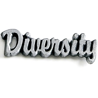 Diversity lapel pin with military clutch, up to 1 1/4".... from ASI 68760...