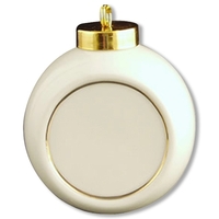 Flat Sided Ball Ornament... from ASI 68878 Mar's Line / Mar's Promotions /...