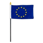 Popular 4" x 6" European Union Flag