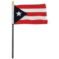 Popular 4" x 6" Puerto Rico - PuertoRican Flag
