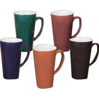 16 Oz Funnel Mug (Two Tone w/Matte Finish)