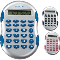 Curvy calculator. Matte silver finish with trim colors.... from ASI 51625 ZZ...
