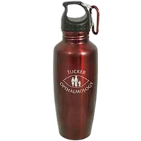 Meridien - Water bottle with twist-on lid and matching carabiner included,......