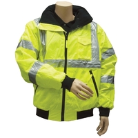 High visibility safety bomber jacket. Blank.... from ASI 82649 ZZ OLD/Drop -...