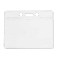 4" x 3" Clear vinyl badge holder