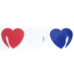 Jumbo size heart shaped letter opener