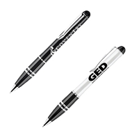 Twist action stylish, sleek pen with lacquer finish barrel and silver... from...