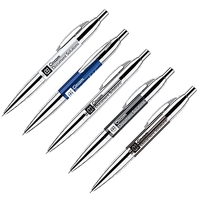 Click action ballpoint pen with a high gloss metallic color.... from ASI...