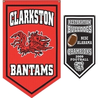Championship style banner on a 15 oz. super smooth material.... from ASI...