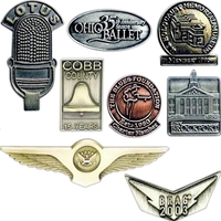 Custom Lapel Pin, Die Struck with Antique Finish