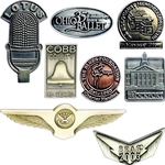 Custom Lapel Pin, Die Struck with Antique Finish