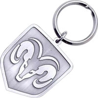 1 1/2" Key Tag, Zinc Die Cast