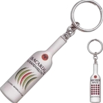Key Tag, Zinc Die Cast, Bottle Shape