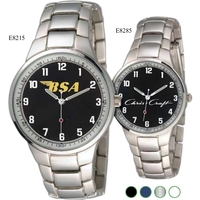 Alloy case watch with a bracelet, Japanese movement, a second hand,... from...