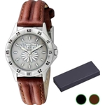 ABelle Promotional Time Defender Medallion Silver Watch