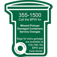Trash / Recycling Bin Magnet