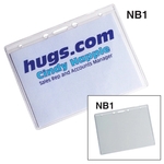 Vinyl Badge Holder with Hang Holes