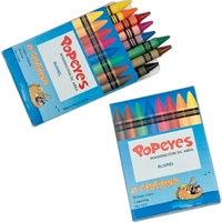 Non-toxic wax crayons in 8 bright colors. Individual gift box.... from ASI...