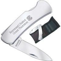 Stainless steel pocket knife.... from ASI 42920 Busrel Inc