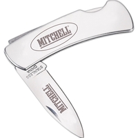 Stainless steel pocket knife.... from ASI 42920 Busrel Inc