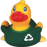 Go green rubber duck