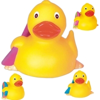 Rubber surfboard duck