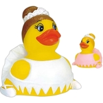 Rubber ballerina duck