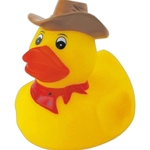 Rubber wild west duck
