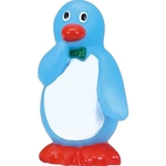 Squeaking rubber penguin