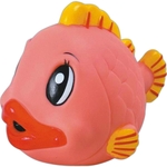 Rubber gold fish toy