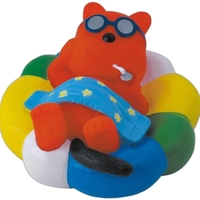 Rubber bear squeaking toy