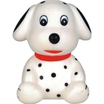 Squeaking rubber Dalmatian toy