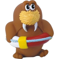 Rubber walrus with life preserver squeaking toy.... from ASI 31977 Adline...