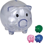 Plastic piggy bank