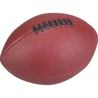 Brown rubber bouncing football with black markings.... from ASI 31977 Adline...
