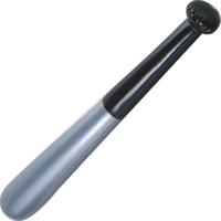Inflatable silver baseball bat