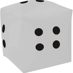 Inflatable dice