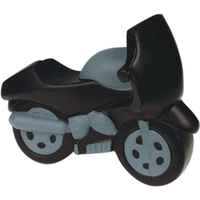 Black motorcycle stress reliever with gray markings.... from ASI 31977 Adline...