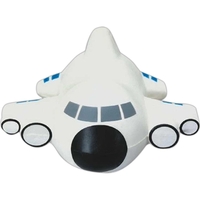 White airplane shaped stress reliever.... from ASI 31977 Adline Industries Inc