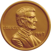 Copper one cent penny stress reliever.... from ASI 31977 Adline Industries Inc