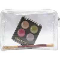 See-through vinyl cosmetic pouch with zipper closure.... from ASI 31977...