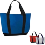 Two-tone tote bag