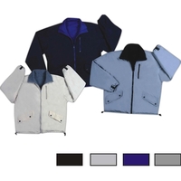 Reversible jacket in 68% nylon / 32% polyester with polar fleece... from ASI...