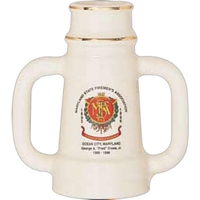 Fire hose tip shaped 15 oz. ivory stein, 6 3/4".... from ASI 42440 W C...
