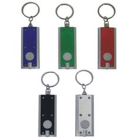 Slim rectangular LED flashlight keychain.... from ASI 57713 Glow Promotions /...