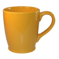 Kinzua - 17 oz golden yellow Kinzua ceramic coffee mug or... from ASI 31530...