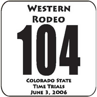 Adhesive numbers with rounded corners and black 4.75" numerals.... from ASI...