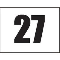 Helmet numbers with black numerals, self adhesive.... from ASI 37235 The...