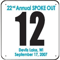Hip numbers with 5" black numerals.... from ASI 37235 The Athletic Line