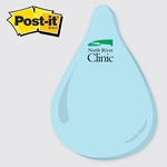 Droplet water drop Shaped Post It Notes